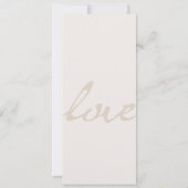 ビーチでのウェディング招待状 招待状 (裏面)