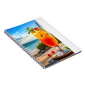 ビーチでのカクテル ノートブック (右側)