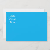 ビーチでのサマー・パーティで私を見つけて 招待状 (裏面)