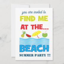 ビーチでのサマー・パーティで私を見つけて