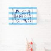 ビーチでのブライズメイドパーティーをしよう! ヴィンテージスタイル 横断幕 (インサイチュ)