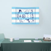 ビーチでのブライズメイドパーティーをしよう! ヴィンテージスタイル 横断幕 (トレードショー)