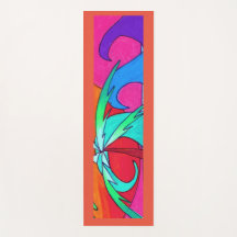 ビーチでの夕焼け ヨガマット