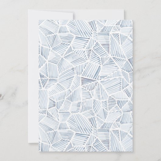 ビーチでの家族再会ピクニック 招待状 (裏面)