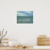 ビーチでの晴れた日! ポスター (キッチン)