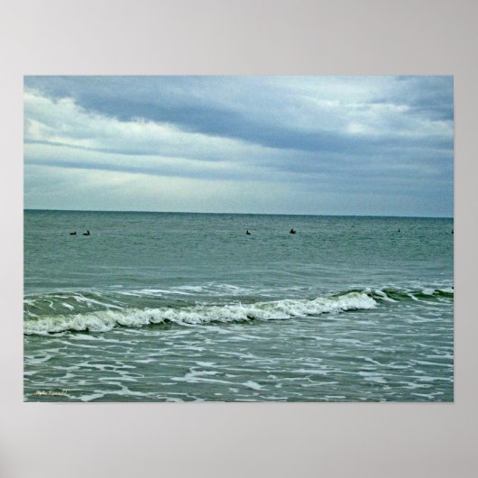 ビーチでの晴れた日! ポスター (正面)