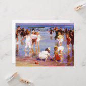 ビーチでの楽しい日々 カード (正面/裏面インサイチュ)
