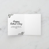 ビーチでの父の日カード シーズンカード (内部)