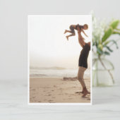 ビーチでの父の日カード シーズンカード (スタンド正面)