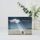 ビーチでの絆 ポストカード (スタンド正面)