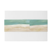 ビーチでの結婚式招待状 腹巻き 招待状ベリーバンド (裏面例)