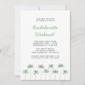 ビーチでの花嫁の友達との週末の招待状 招待状 (正面)