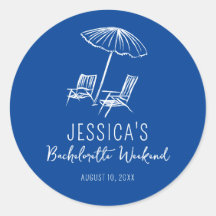 ビーチでの花嫁の友達週末のプレゼント