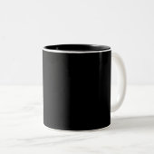 ビーチでアルコールと友達とヤシの木の夏 ツートーンマグカップ (正面右)