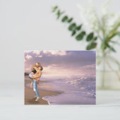 ビーチでイエスと言ったコピー 案内ポストカード (スタンド正面)