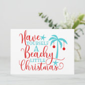 ビーチでクリスマスを楽しんで シーズンカード (スタンド正面)