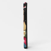 ビーチでコーラを持つ美しいピンナップガール Case-Mate iPhoneケース (裏面/左)