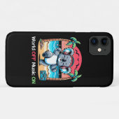 ビーチでビビっているコアラ Case-Mate iPhoneケース (裏面(横))