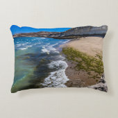 ビーチでプエルトピラミデス,アルゼンチン アクセントクッション (正面)