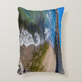 ビーチでプエルトピラミデス,アルゼンチン アクセントクッション (正面(垂直))