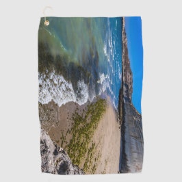 ビーチでプエルトピラミデス，アルゼンチン ゴルフタオル