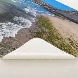 ビーチでプエルトピラミデス，アルゼンチン シェルパブランケット