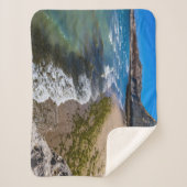 ビーチでプエルトピラミデス，アルゼンチン シェルパブランケット (正面)