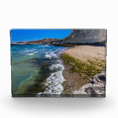 ビーチでプエルトピラミデス，アルゼンチン フォトブロック (正面)