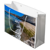 ビーチでプエルトピラミデス，アルゼンチン ラージペーパーバッグ (正面アングル)