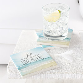 ビーチで呼吸 ストーンコースター