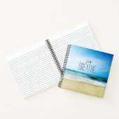 ビーチで呼吸 ノートブック (内部)