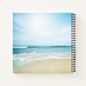 ビーチで呼吸 ノートブック (裏面)