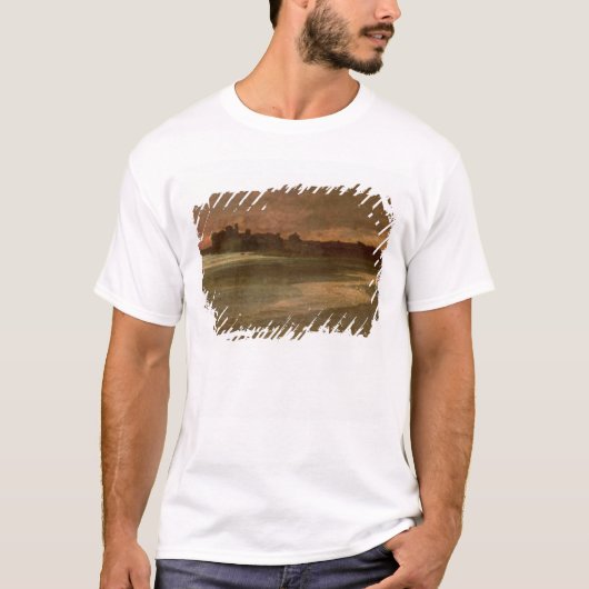 ビーチで均等になるNettuno Tシャツ (正面)