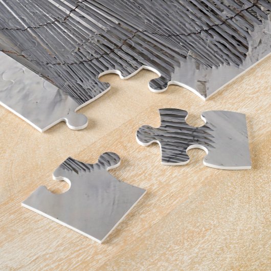 ビーチで塀および砂丘を浜に引き上げて下さい ジグソーパズル (側面)