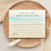 ビーチで思い出をシェアする写真 葬儀 ポストカード