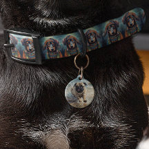 ビーチで楽しむパグ カスタマイズ可能