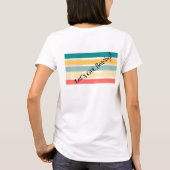 ビーチで楽しもう!Tシャツ Tシャツ (裏面)
