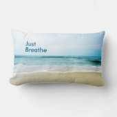 ビーチで深呼吸 ランバークッション (正面)