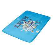 ビーチで濡れよう、メモリーフォーム浴場 バスマット (アングル)