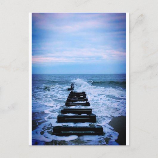 ビーチで考えること ポストカード (正面)