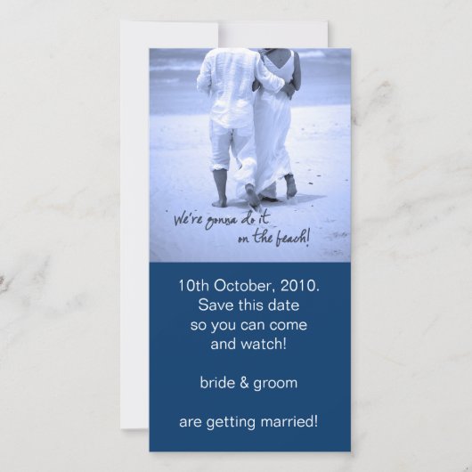 ビーチで行く! セーブザデート (正面)