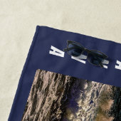 ビーチで走っている馬 ビーチタオル (インサイチュ)