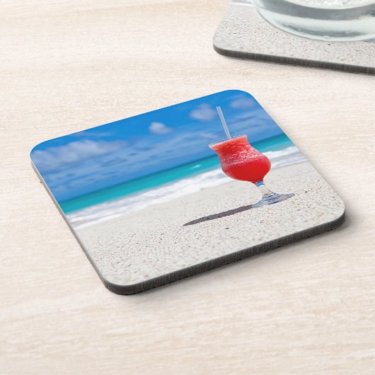 ビーチで飲む コースター (左側)