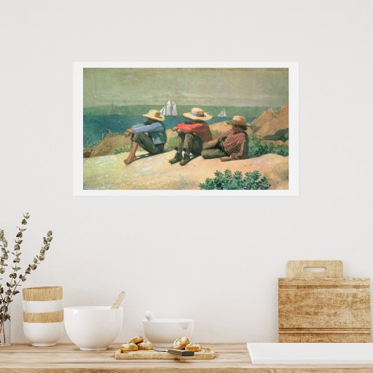 ビーチで1875(w/c) ポスター (キッチン)