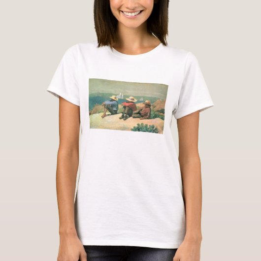 ビーチで1875(w/c) tシャツ (正面)