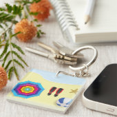 ビーチで キーホルダー (正面右)