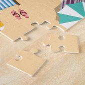 ビーチで ジグソーパズル (側面)