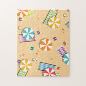 ビーチで ジグソーパズル (縦)