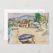 ビーチで | ジョージ・レスリー・ハンター ポストカード (正面/裏面)