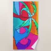 ビーチで – ビーチタオル (正面)